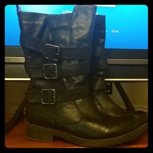 Strapped Moto Boot